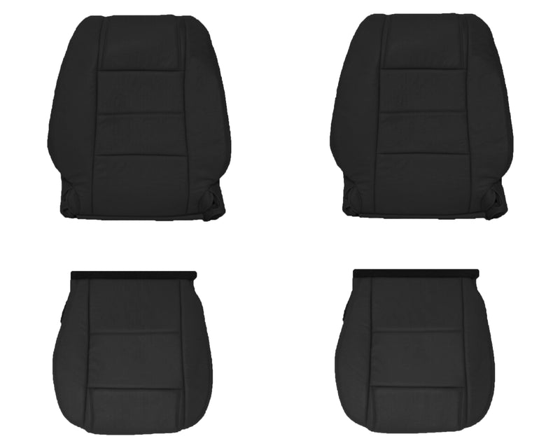 2005 2006 2007 2008 2009 Ford Mustang Coupe GT V6 Leather Seat Covers in Black