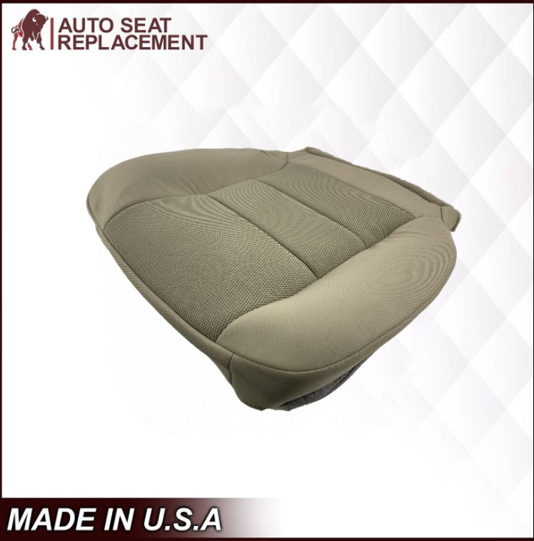 04 05 06 07 Ford F250 F350 Extended Cab Cloth Bottom Seat Cover Tan