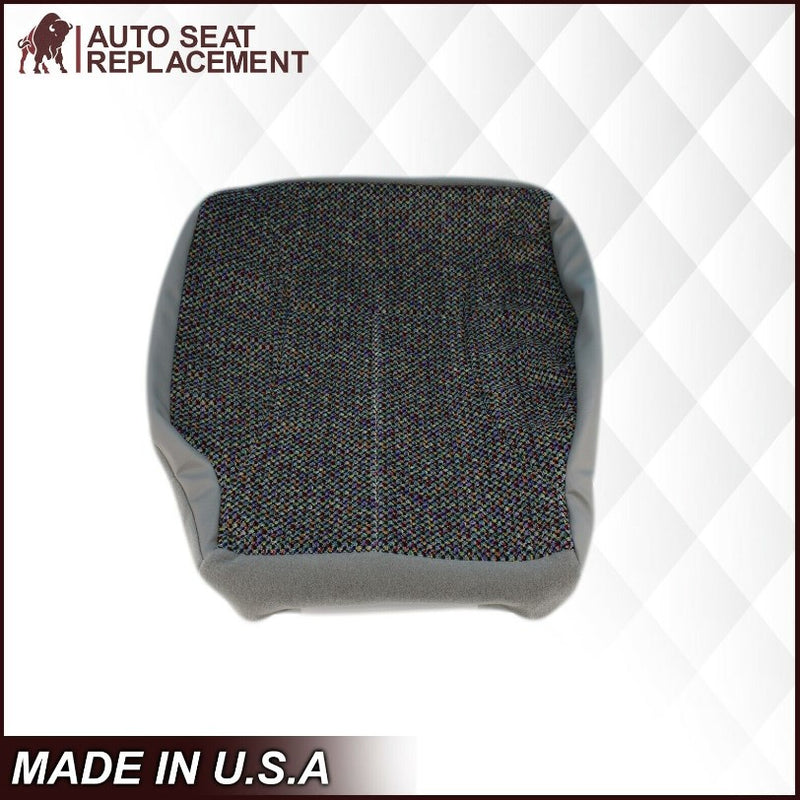 1998-2002 Dodge Ram Driver Bottom Cloth Seat Cover Mist Gray SINGLE CAB ONLY