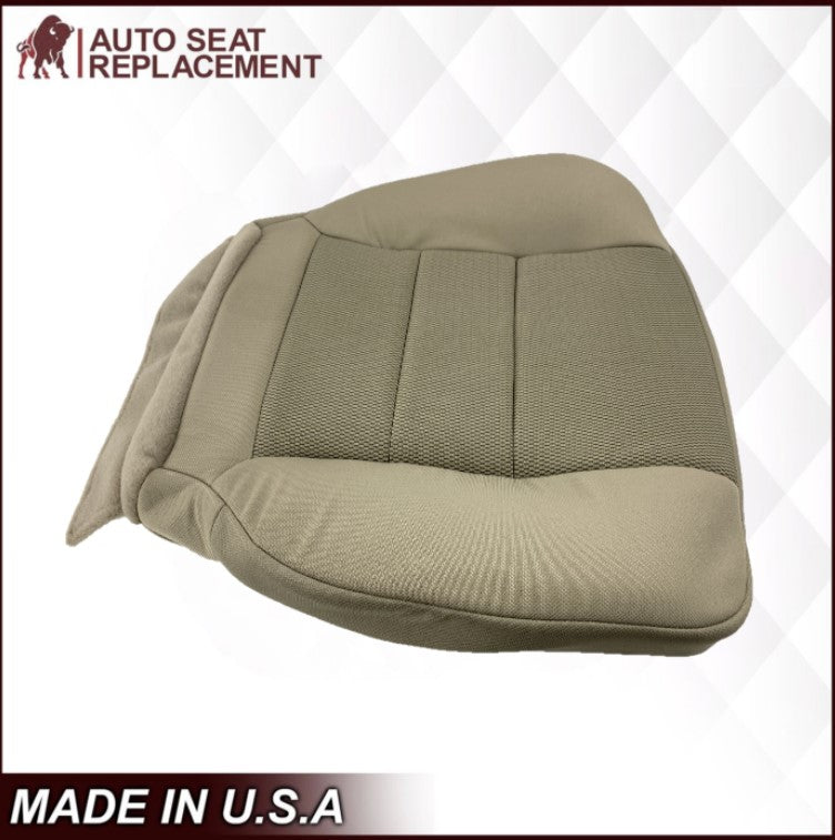 04 05 06 07 Ford F250 F350 Extended Cab Cloth Bottom Seat Cover Tan