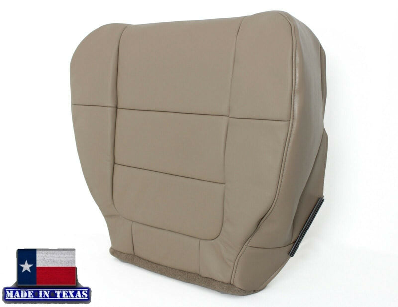 2001-2002 Ford F150 Lariat Crew Cab Seat Cover in Tan: Choose Leather or Vinyl