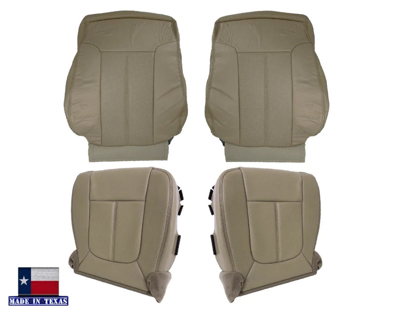 2011-2016 Ford F-250 F-350 F-450 Lariat Seat Cover Replacement in Adobe Tan: Choose From Variants