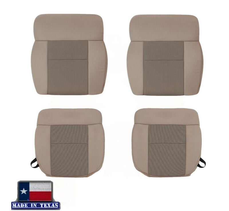 2004-2006 Ford F-150 Cloth Seat Cover in 2 Tone Tan
