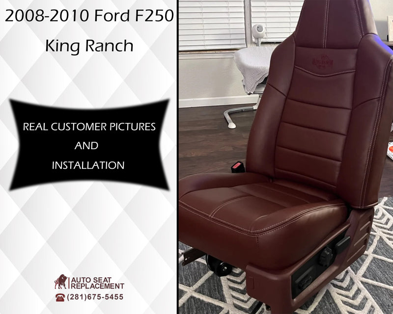 2008-2010 Ford F-250 F-350 F-450 F-550 Lariat Seat Cover in King Ranch: Choose From Variants