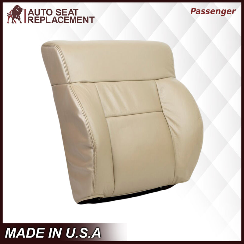 2005-2008 Ford F-150 Seat Cover in Tan: Choose Leather or Vinyl- 2000 2001 2002 2003 2004 2005 2006- Leather- Vinyl- Seat Cover Replacement- Auto Seat Replacement