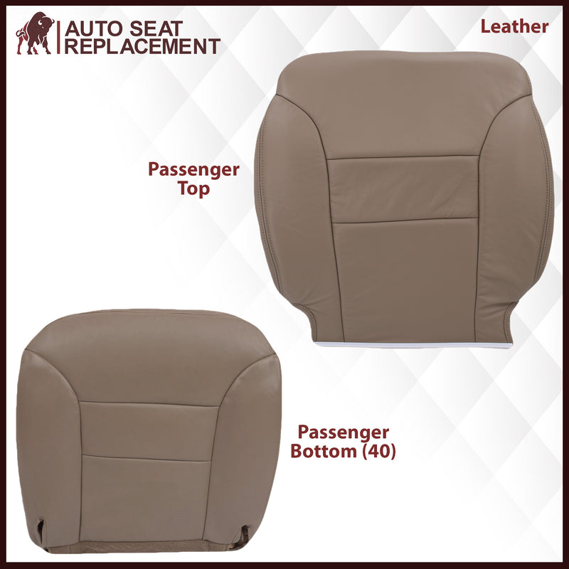 1995-1999 GMC Yukon/Sierra Seat Cover in Tan (60/40 Bench Bottoms): Choose your options- 2000 2001 2002 2003 2004 2005 2006- Leather- Vinyl- Seat Cover Replacement- Auto Seat Replacement