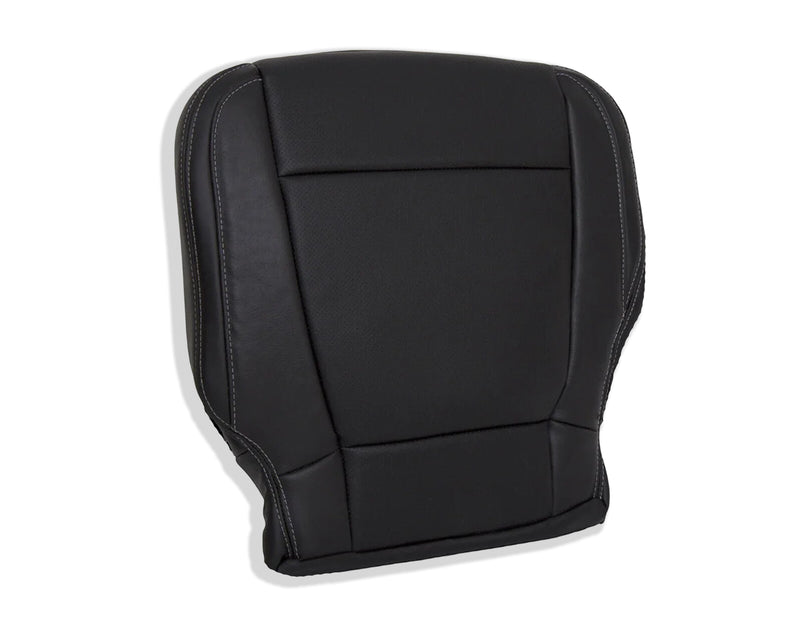 2015-2017 Ford F150 Lariat Charcoal Black Seat Cover Replacement in Leather or Vinyl