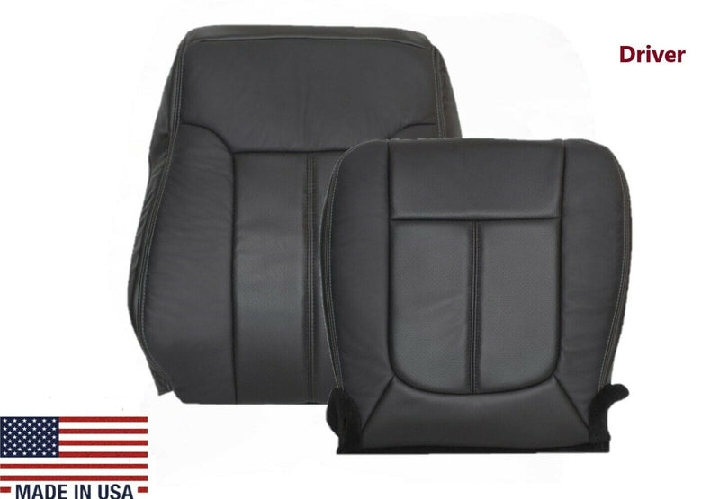 2011-2016 Ford F-250 F-350 F-450 Lariat Seat Cover Replacement in Black: Choose From Variants