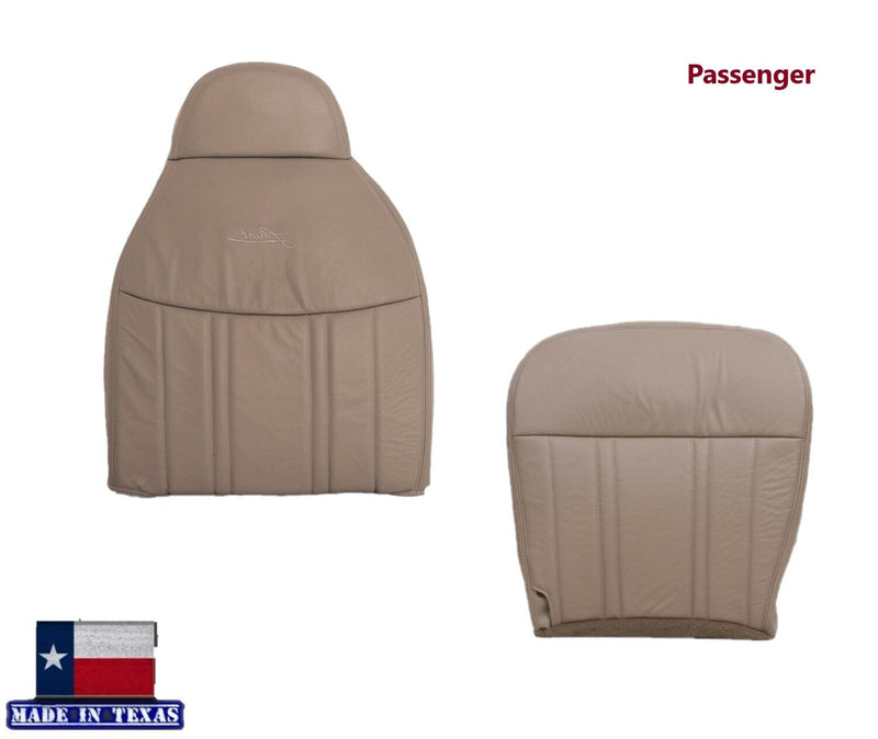 1997-1998 Ford F150 Lariat XLT Seat Cover in Prairie Tan: Choose Leather or Vinyl