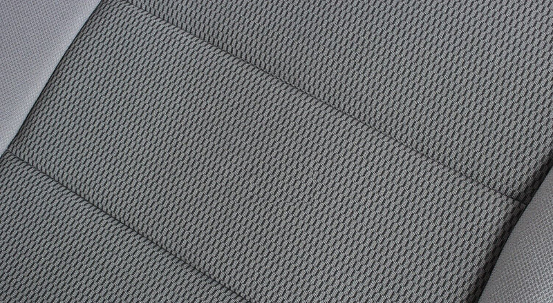 2003-2007 Ford F250 F350 Lariat Seat Cover in Medium Flint Gray Cloth Fabric