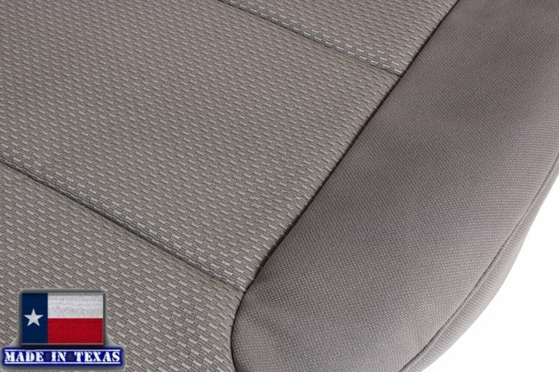 2014 2015 2016 2017 2018 2019 Chevy Silverado & GMC Sierra Cloth Fabric Seat Cover Replacement in Dune Tan OR Dark Ash Gray
