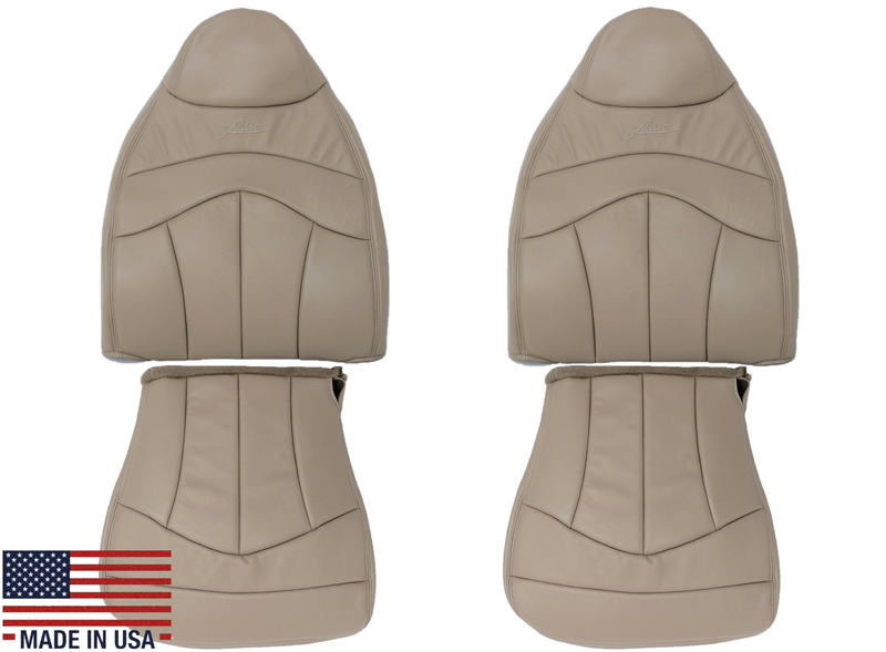 1999-2003 Ford F150 Seat Cover in Tan: Choose Leather or Vinyl