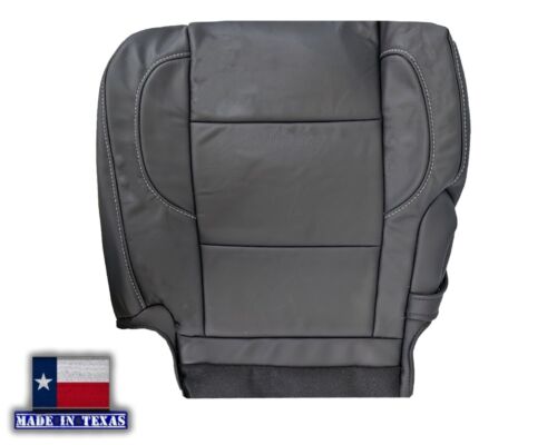 2014 - 2018 GMC Sierra Denali SECOND ROW SOLID Bottom in Jet Black Genuine Leather